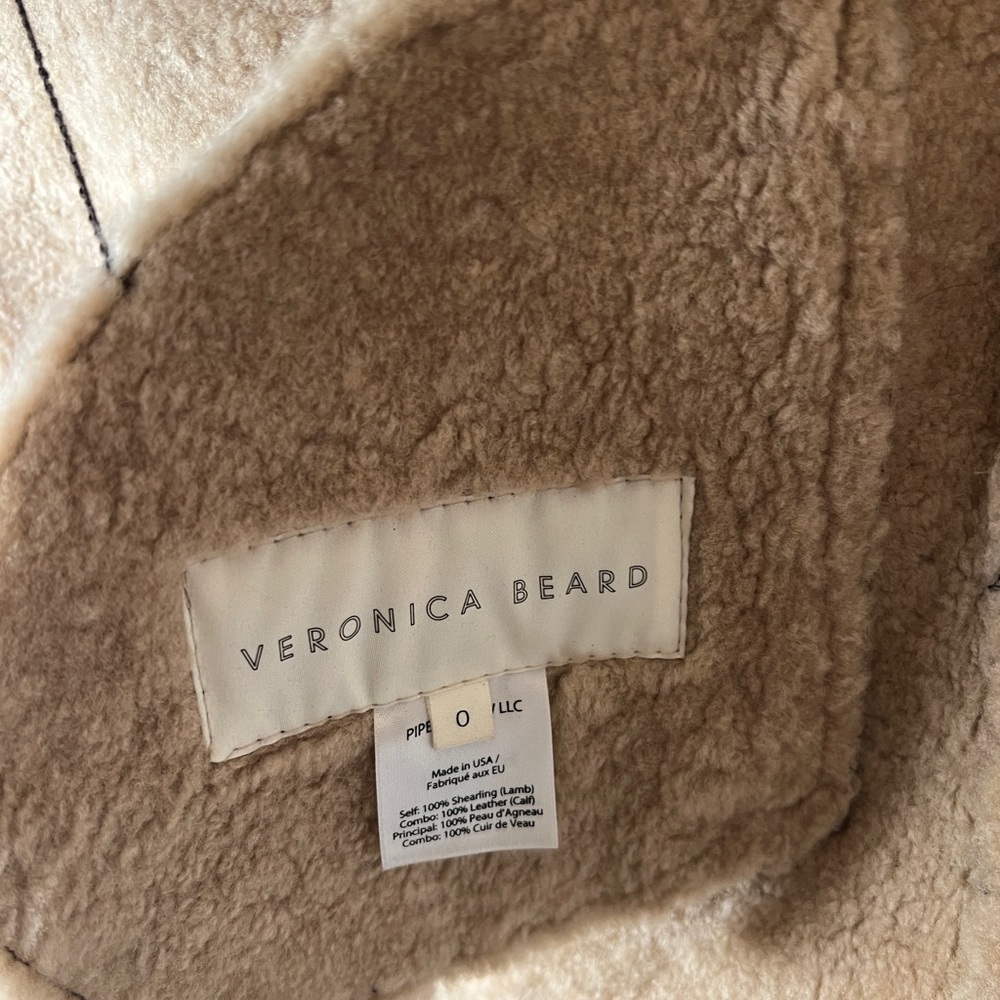 Veronica Beard Shearling Asymmetrical Jacket, 0 - image 3